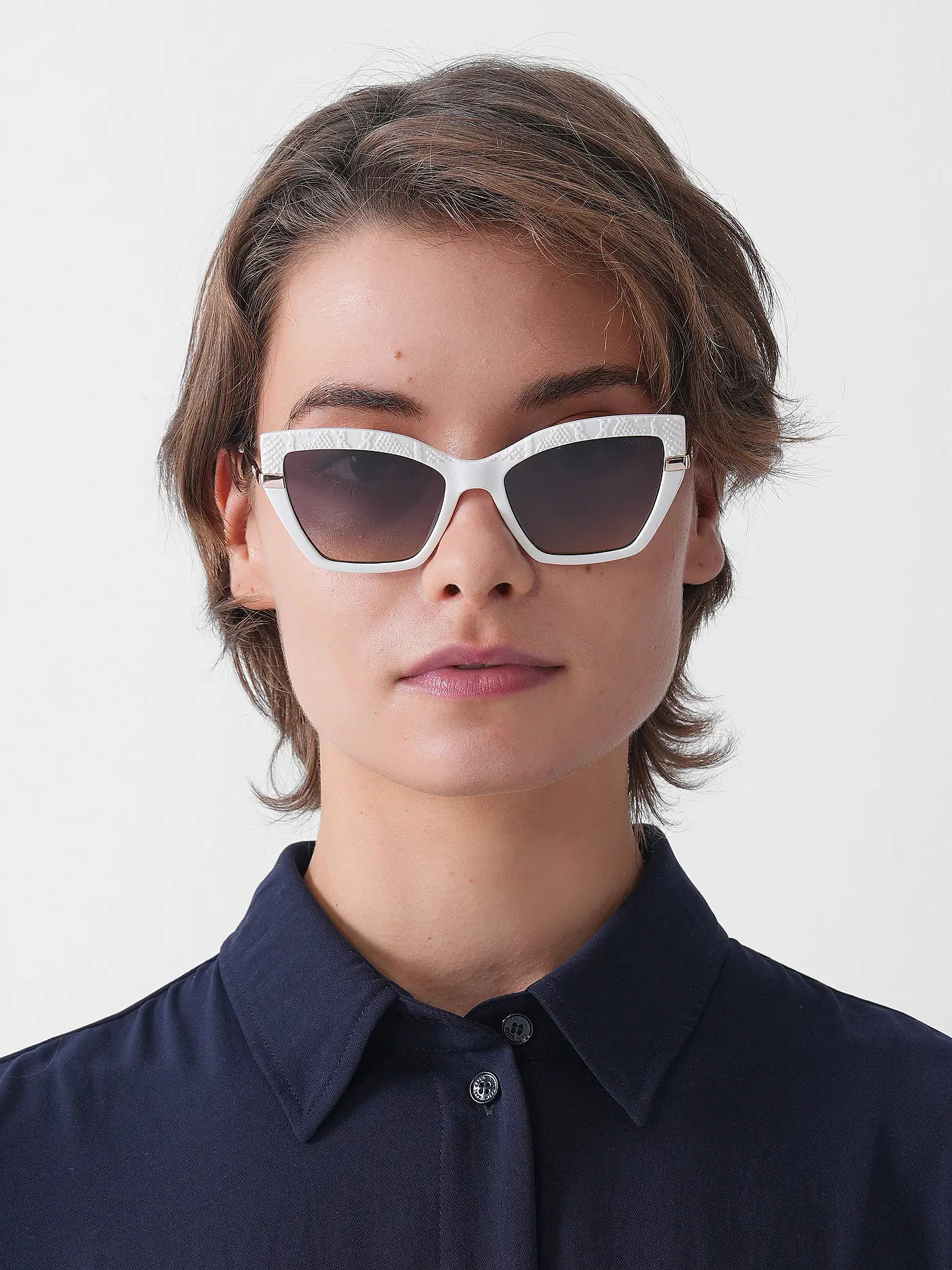 GUESS | Sonnenbrille GU00216/53 | weiss